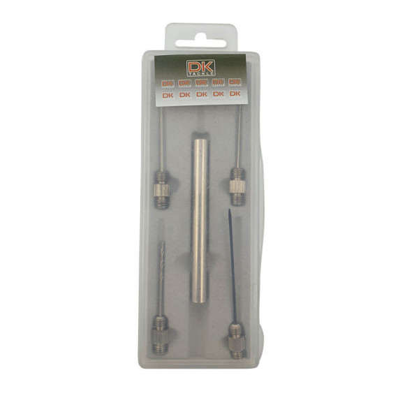 4 Nadeln mit austauschbaren Köpfen und Edelstahlgriff Dk tackle 1