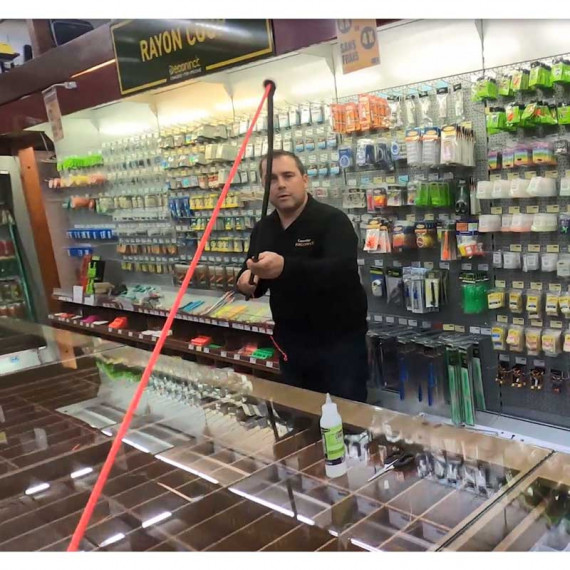 Elastic mounting for cane without pre-installed Strippa 1