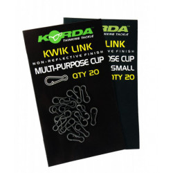 Kwik Link 20 piezas Korda negro