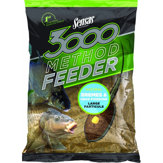 Groundbait 3000 Method Breme Et Gros Poisson 1kg Sensas 1