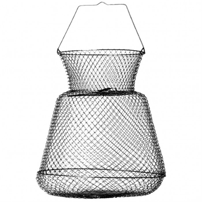 Oval Metal Keepnet 30cm Black Sert 1