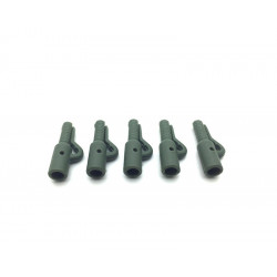 5 Euro safety clips Olive Green Dk Tackle