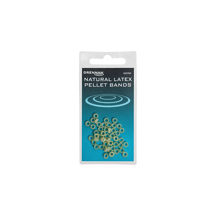 Elastiekjes voor natuurlijke pellets Drennan Latex Bands Small 1