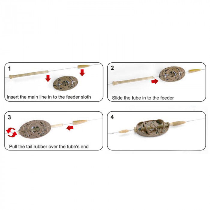 Método de cambio rápido de Filex Alimentador y Conector de Pesca 2