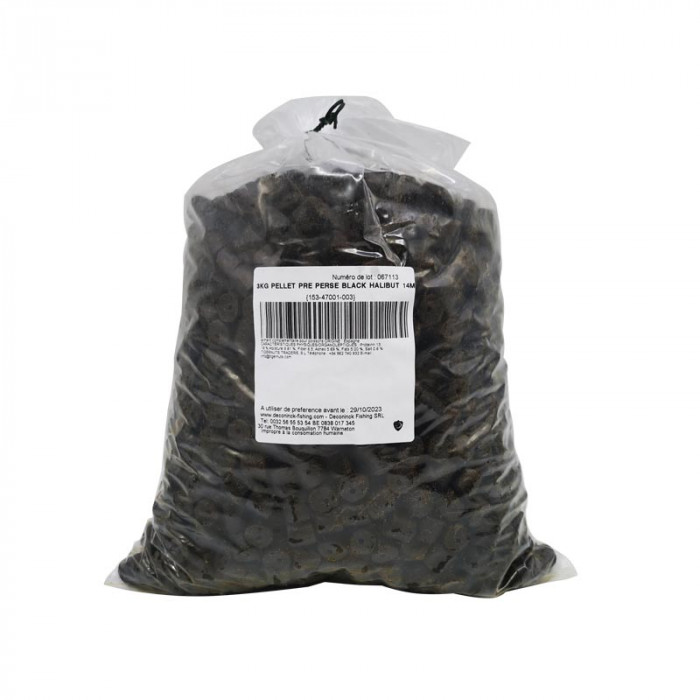 3kg Perlpellet Black Halibut 14mm 1