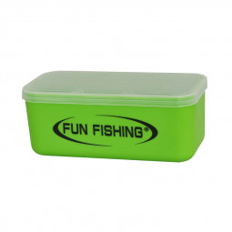 Caja de pellets Carpodrome 1/4 L tapa completa para caja M Funfishing