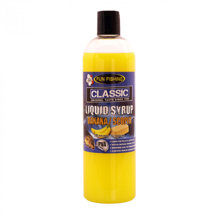 Classic Liquid Syrup 480ml Banana Scopex Fun Fishing 1