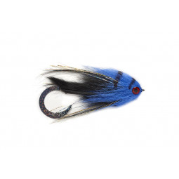 Conejito Wiggle Tail de Paolo, negro y azul T6-0 Fulling Mill