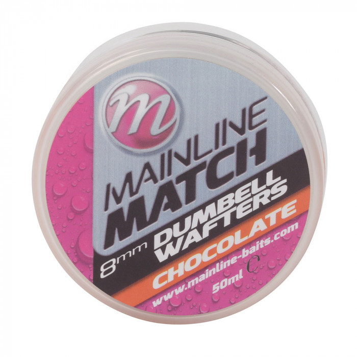 Match Dumbell Wafters 8mm Chocolate Mainline 2
