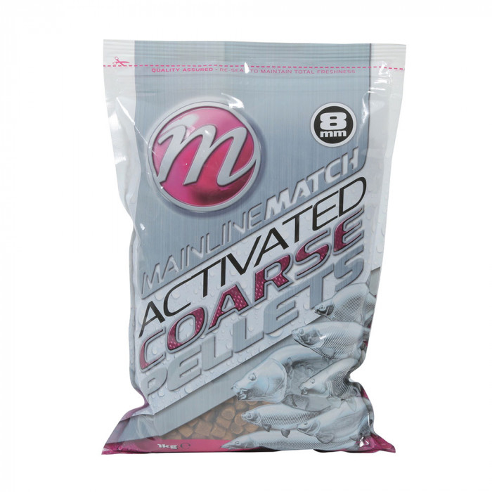 Match Geactiveerde Pellets Grof 8mm 1kg Hoofdlijn 1