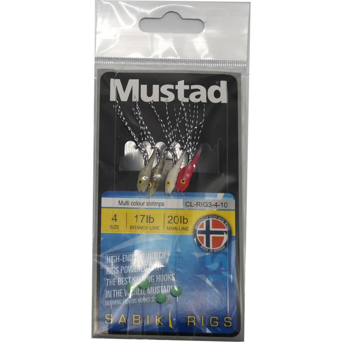Mitraillette Mustad CL-Rig Colour Shrimp 1
