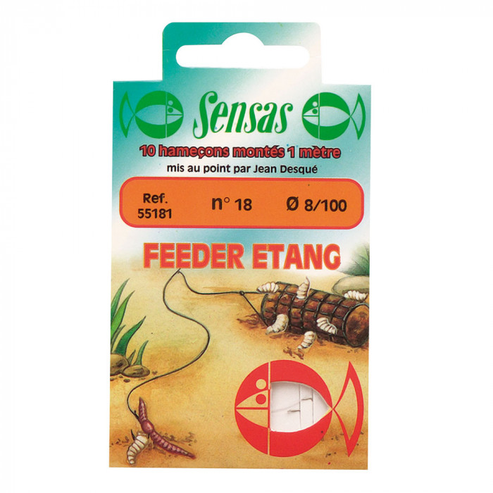 Hameçon Monté Feeder Etang Sensas 1