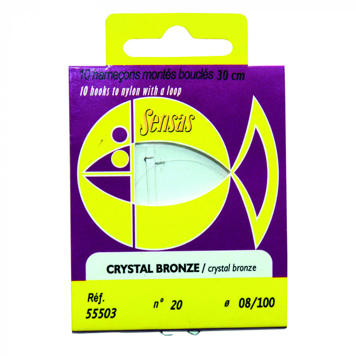 Ganchos Cristal Bronce 30cm Sensas 1