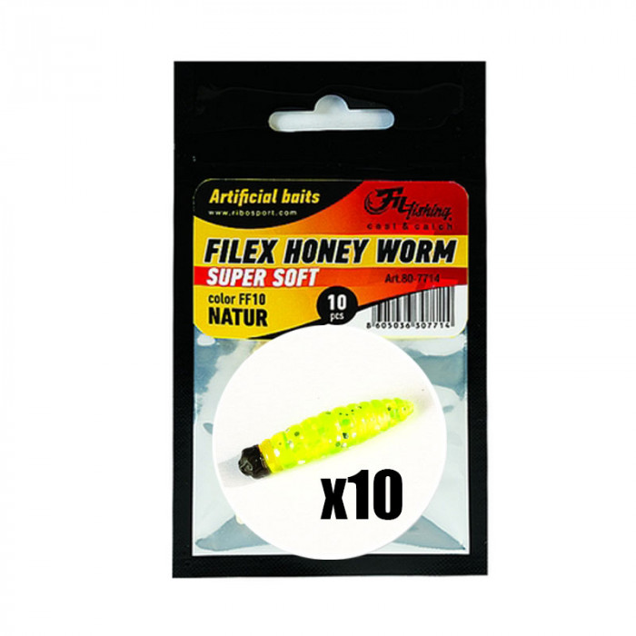 Künstlicher Wurm Filex Honey Filfishing 1