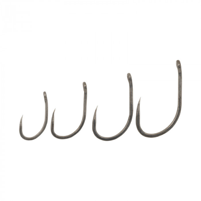 Unmounted Wide Gape Barbless hooks with wide opening Trakker 3