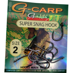 Hameçons carpe G-carp Super Snag Hook Gamakatsu