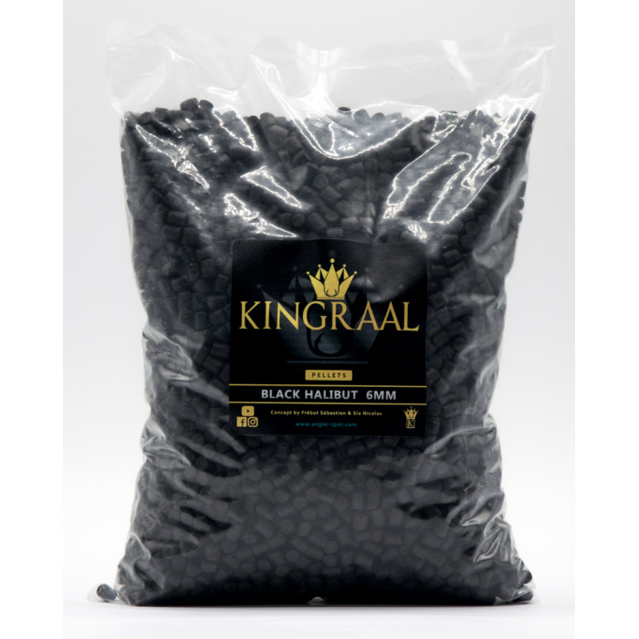 Pellet Halibut Negro 6mm 1.750kg Kingraal 2