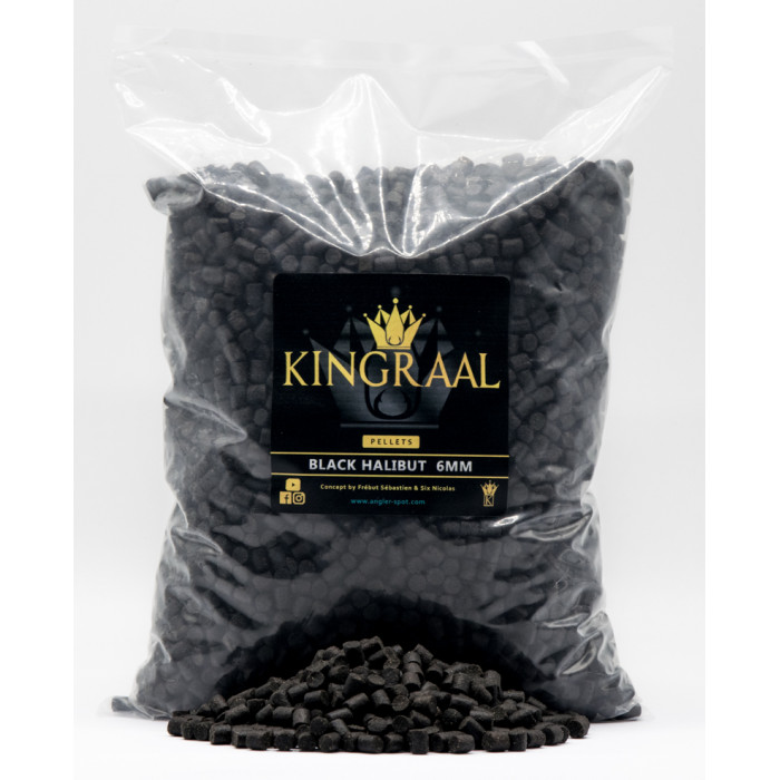 Pellet Zwarte Heilbot 6mm 1.750kg Kingraal 4