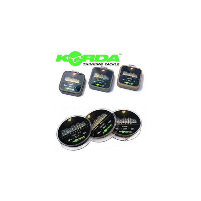 Grava Korda Kable Tight Weave 7 M 22 Kg 50 Lbs 1