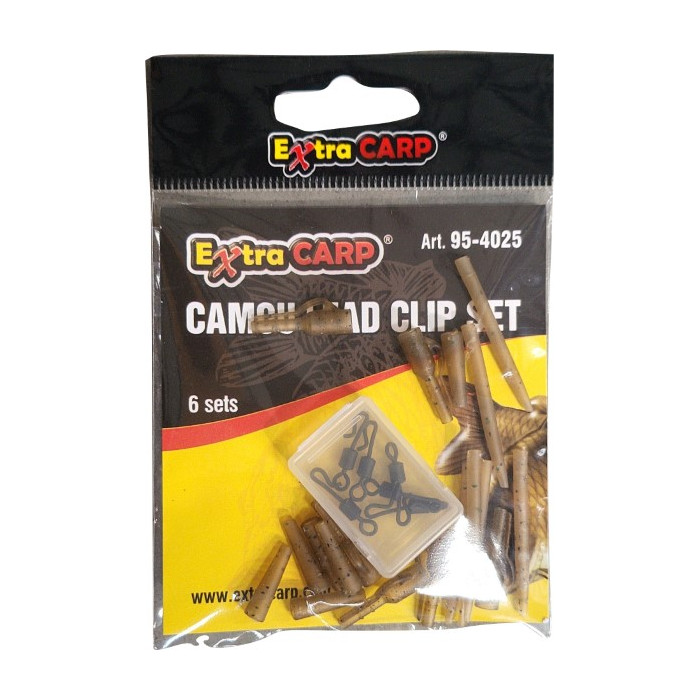 Clip Plomb Extra Carp Lead Clip Set Camou (par 6) 1