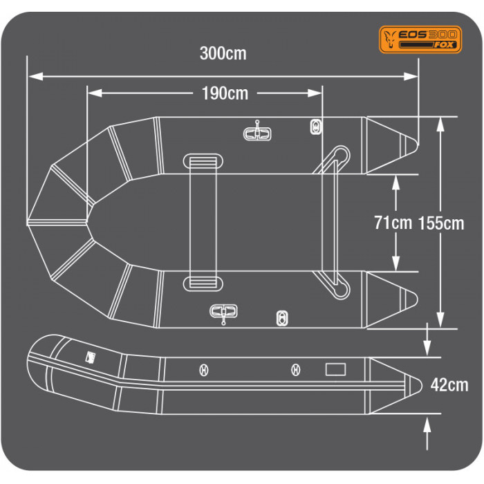 Fox Eos 300 Inflatable Boat 14