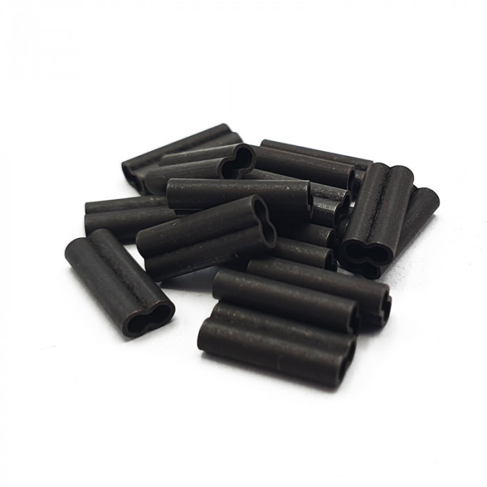 Spro Matte Black Double Brass Crimp Tube 2