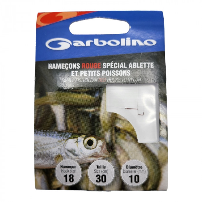 Garbolino Rot Haken Spezial Ablette und kleine Fische 1