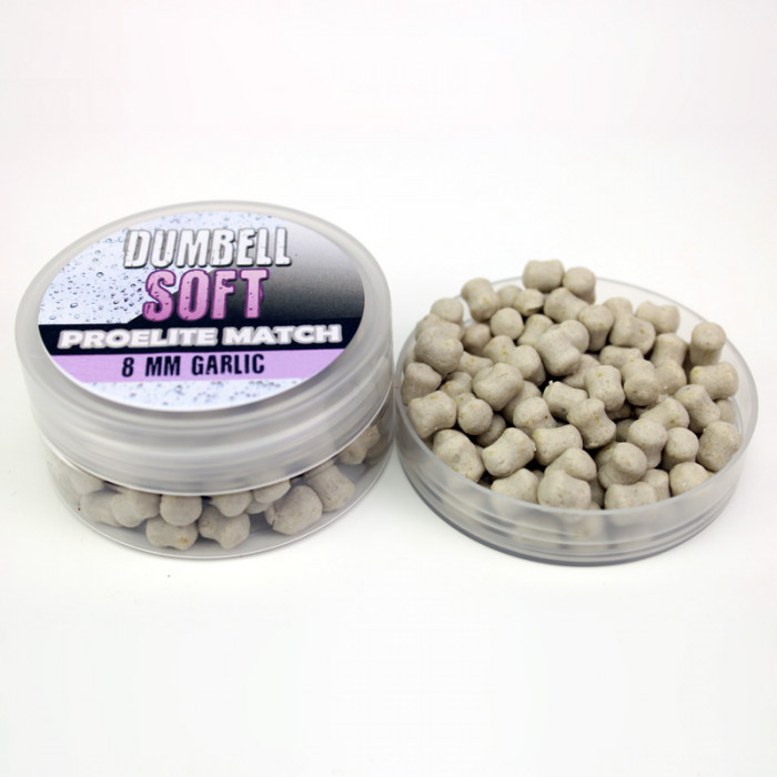 Hook Dumbell Soft Feeder 8Mm - Garlic - Pro Elite Baits 1