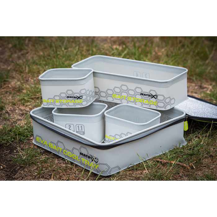 Eva Bait Cool Tray Light Grey Inc. 4 Tubs 5