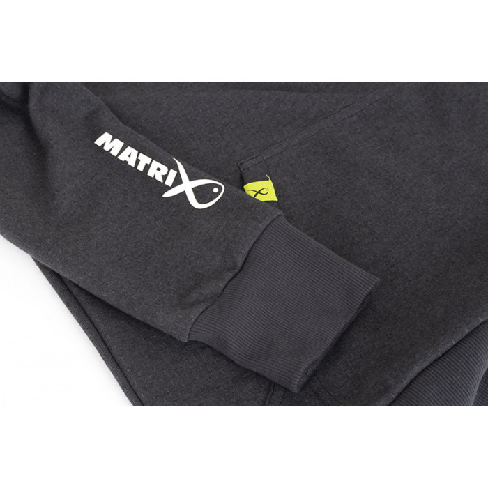 Jersey Matrix Minimal Negro Marga 1/4 Zip 6