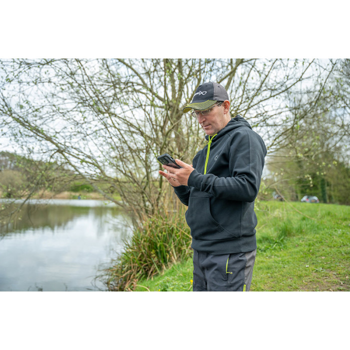 Sudadera con capucha Negro/Lima (Black Edition) 11