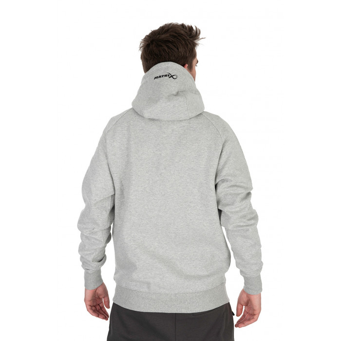 Hoody Full Zip Marl Grey/Lime (Black Edition) 2