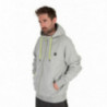 Hoody Full Zip Marl Grey/Lime (Black Edition) min 3