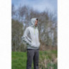 Hoody Full Zip Marl Grey/Lime (Black Edition) min 11