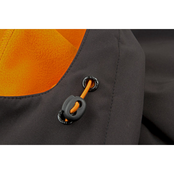 Black / Orange softshell Jacket - Fox 2