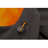 Zwart / oranje softshelljack - Vos min 2
