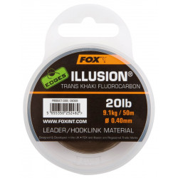 Fluorocarbon Illusion Leader Khaki 50m Fox