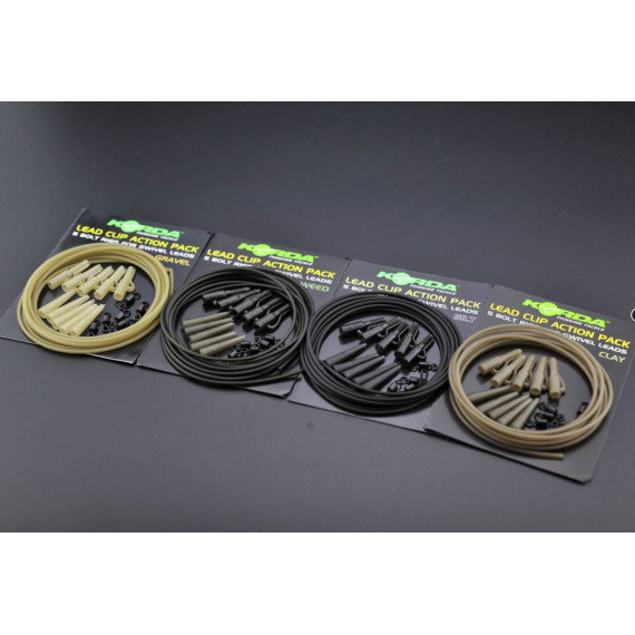Korda Lead Clip action Pack clay 1
