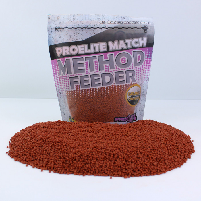 Caramelo Champion Method Feeder Pellets 2Mm - Pro Elite Bait 1