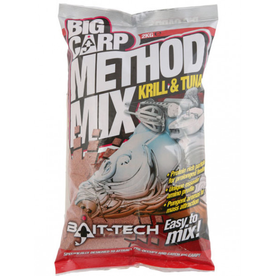 Super Method Mix Big Carp Krill & Tuna Bait-tech 1