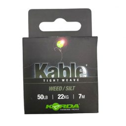 Leadcore Korda Kable Tight Weave Weed/Silt 7m