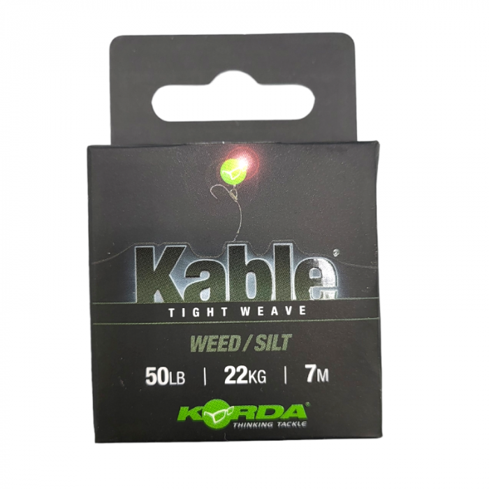 Leadcore Korda Kable Tight Weave Weed/Silt 7m 1
