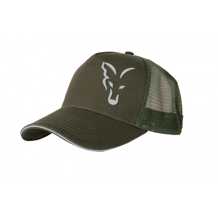 Fox Green and Silver Trucker Cap 1