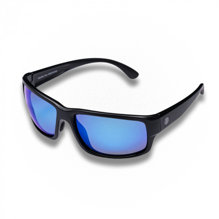 Brille Lmab Iris Schwarz matt blaues Glas 1
