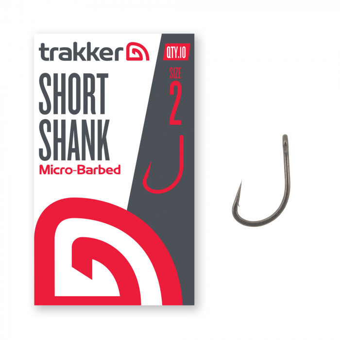 Unmounted Short Shank Barbed hooks with Cygnet barb 1