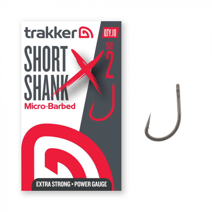 Unmounted Short Shank Barbed hooks with XS Cygnet barb 1