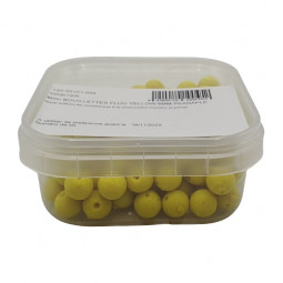Mini Boilies Fluo Yellow 9Mm Peanaple Orbiter