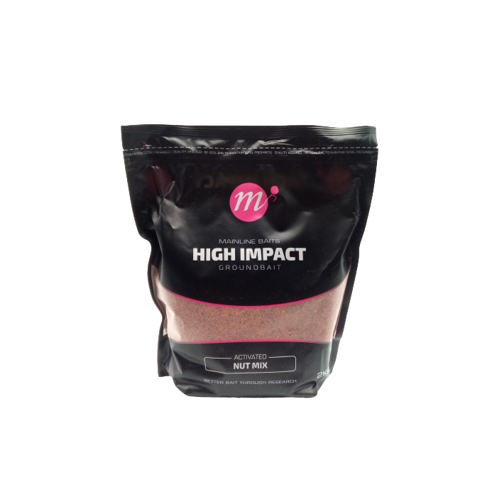High Impact Groundbait 2kg Nut Mix Mainline 1