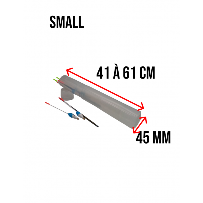 Tubo flotador/wagglers pequeños ajustables 2