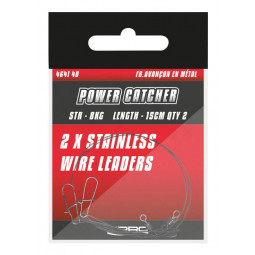 POWER CATCHER STEEL LEADER 15CM